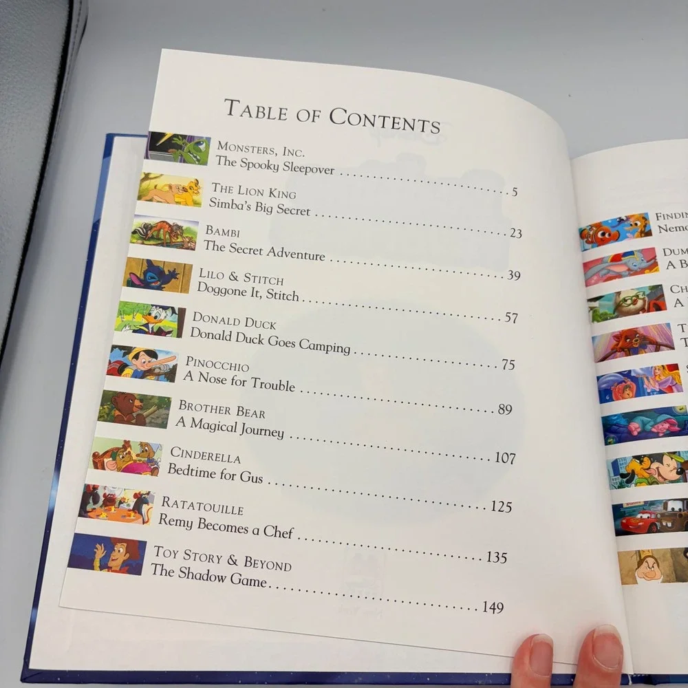 Disney Pixar Bedtime Favorites A Treasury of Tales Childrens Book‎